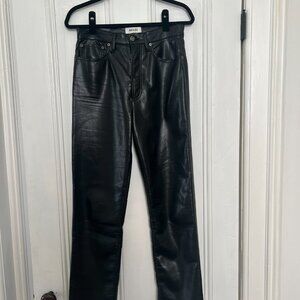 NWT Agolde 90s pinch waist recycled leather pant - sz27 Detox